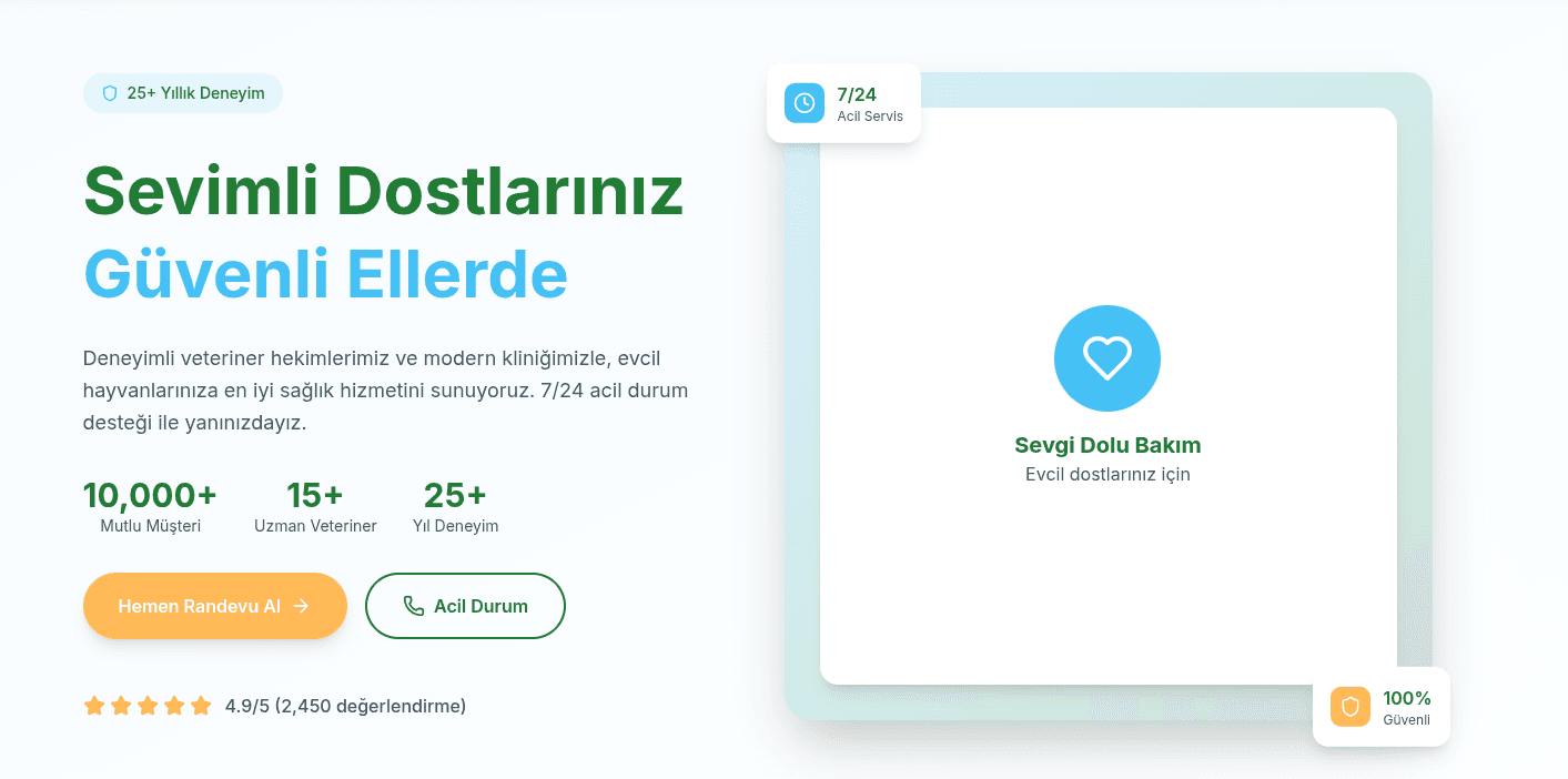 Veteriner Web Sitesi